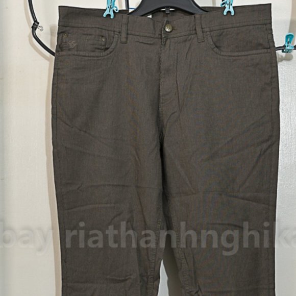 English Laudry Men everyday pants in DARK BROWN - Picture 3 of 7